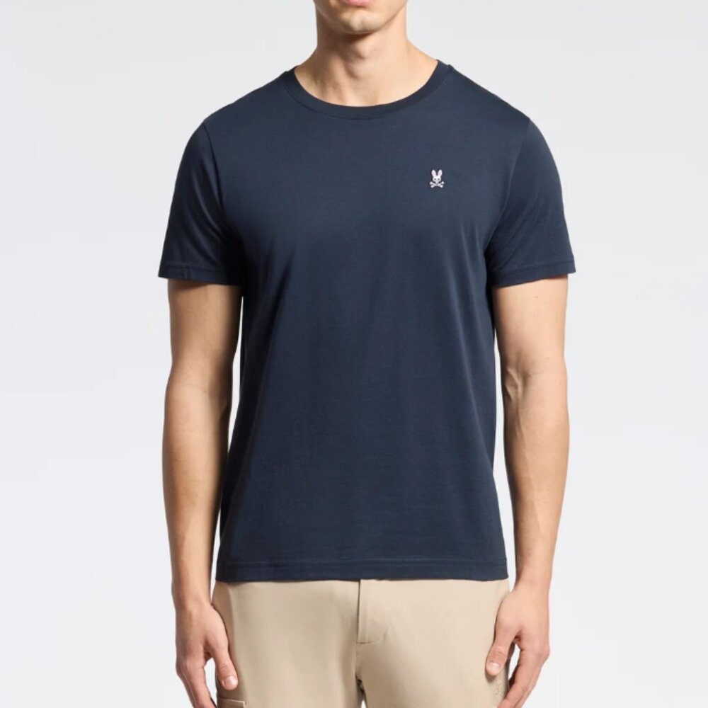 Psycho Bunny Mens Classic Crew Neck Tee‎ Navy Size XXXL 9